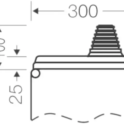 Placca di raccordo Hensel Mi FP 70 