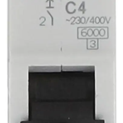 Disjoncteur ABB S201-C4 4A C 6kA 