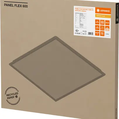 LED-Panelleuchte LEDVANCE PL FLEX 600 UGR 30W 4860lm 840 IP20/40 DALI weiss 