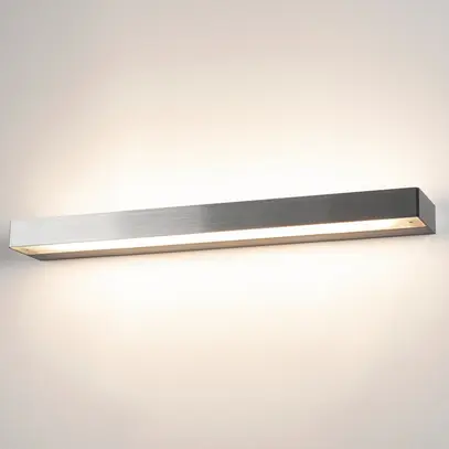 Lampada a muro LED SLV SEDO, 17W 1200lm 3000K vetro satinato IP20 alu spazzolato 