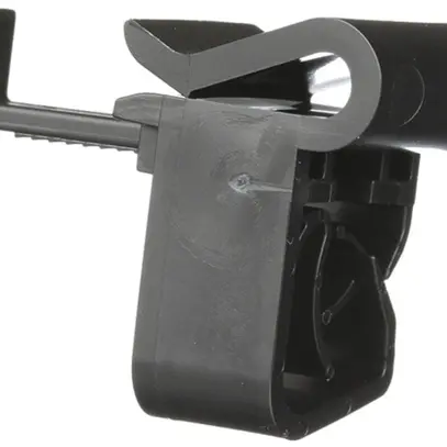 Clip per cavo Ø 6.6…7.5mm, perpendicolare al fissaggio in basso, nero 