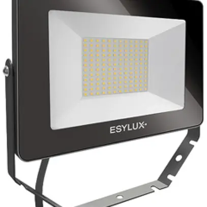Projecteur LED ESYLUX OFL BASIC, 50W 3000K 5000lm 240×32×170mm IP65, noir 