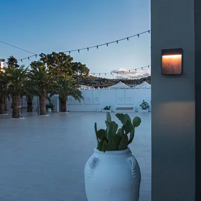 Applique LED SLV FLATT 14W 3000K 500lm IP65 anthracite/bois 
