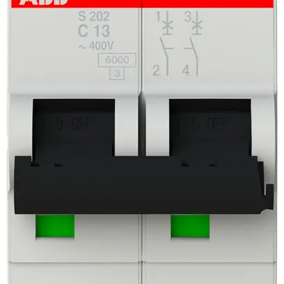 Disjoncteur ABB S202-C13 13A C 6kA 