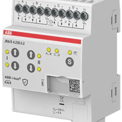 Actionneur de jalousie AMD ABB JRA/S4.230.5.2 4-fois 6A/230VAC mesure tdm 