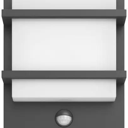 Applique LED Petronia PIR 12W 3000K 1200lm IP44, anthracite 