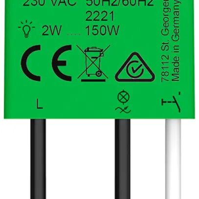 Variatore universale INS ELBRO trim 100, R/C/LED, 150W, 230VAC, IP65 