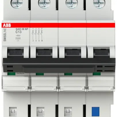 Disjoncteur SMISSLINE TP S 4×13A C 10kA NP 
