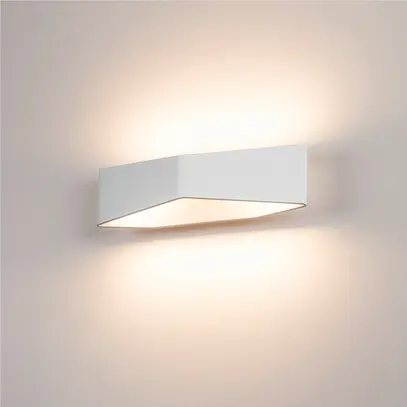 Applique LED SLV BIG CARISO 2, 2×9W 1000lm 2700K IP20 blanc 