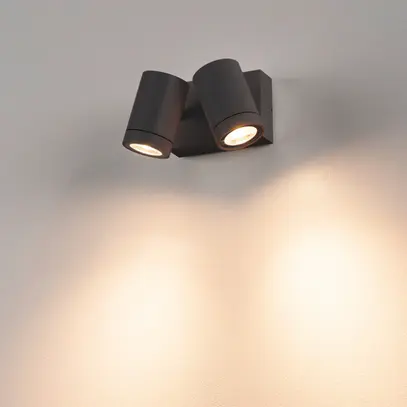 Lampada a muro LED SLV HELIA, 16W 900lm 3000K IP55 antracite 