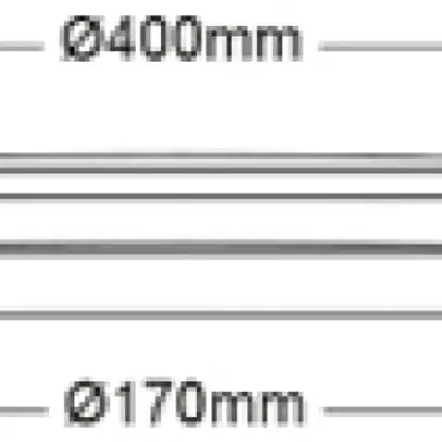 Plafoniera LED Philips Ozziet 22W 2500lm 4000K REG nero 