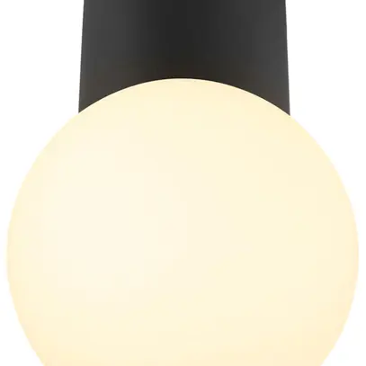 Plafonnier SLV VARYT E14 1×6W IP44 VAR Ø76×80mm noir 