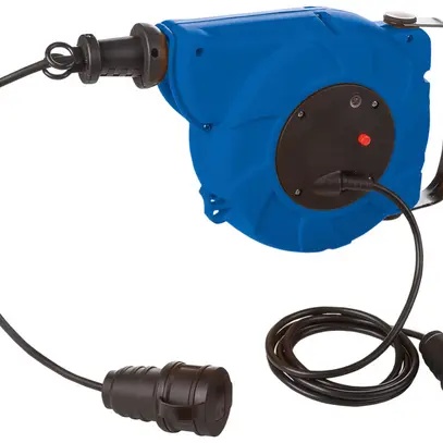 Enrouleur de câble automatique Steffen 5m Td3×1.5mm² câble de raccordement: 1m 