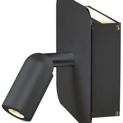 Applique LED SLV NAPIA, 2×1W 95lm 3000K IP20 noir 