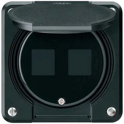 Kit de montage ENC robusto HMS IP55 noir pour 2×module pour combinaison 