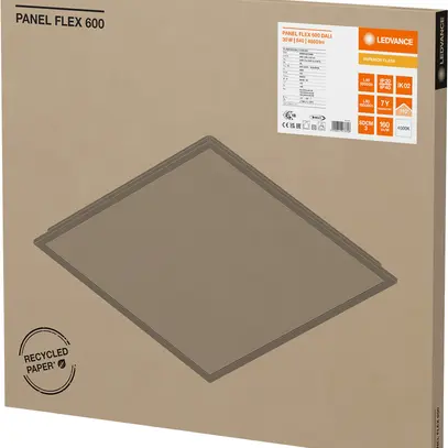 LED-Panelleuchte LEDVANCE PL FLEX 600 30W 4860lm 840 IP20/40 DALI weiss 