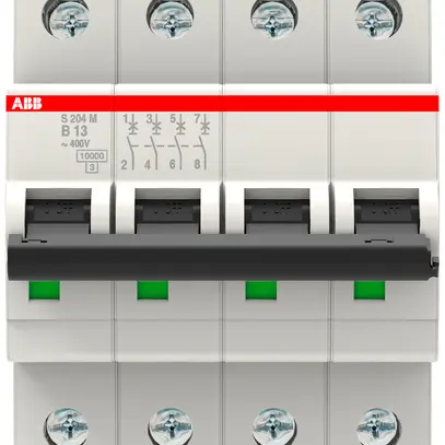 Disjoncteur ABB S204M-B13 13A B 10kA 