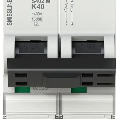 Disjoncteur SMISSLINE TP S 2×40A K 10kA 