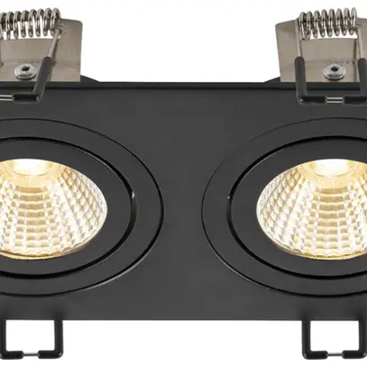 EB-LED-Spot SLV NEW TRIA 14W 640lm 930 38° DIM 170×90mm schwarz 2×Spot 