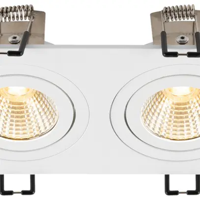 Spot LED INC SLV NEW TRIA 14W 640lm 930 38° VAR 170×90mm blanc 2×Spot 