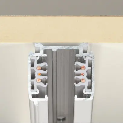 Binario conduttore AP SLV S-TRACK DALI 3-fasi, 4m, bianco 