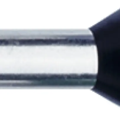 Capocorda tipo A isolato 6mm²/12mm nero 