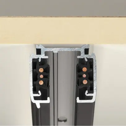Binario conduttore AP SLV S-TRACK DALI 3-fasi, 3m, nero 