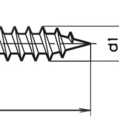 Vis pour panneau aggloméré à tête conique 3×16mm Pozidriv zinguée 