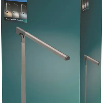 Lampada da tavolo LED Philips Sword 12W 450lm 2700…6500K REG grigio 