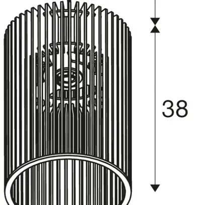 Lampada sospesa SLV WUD cylindrical E27 1×60W diretto Ø250mm marrone 