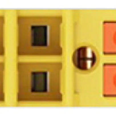 Morsetto di passaggio WAGO Contact TOPJOB S 1×6/6×1.5mm² Ex e II giallo 