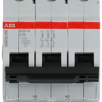 Leitungsschutzschalter SMISSLINE TP S 3×10A C 10kA 