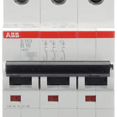 Disjoncteur ABB S203-B16 16A B 6kA 