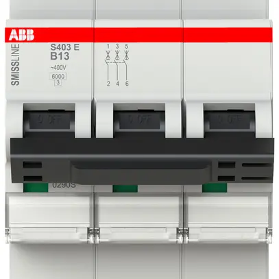 Disjoncteur SMISSLINE TP S 3×13A B 6kA 