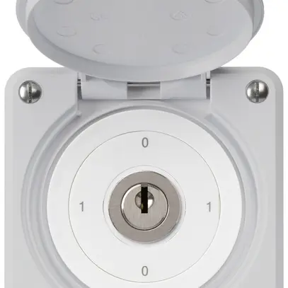 Interruttore a chiave INC robusto IP55 con copertura S0/3P grigio 