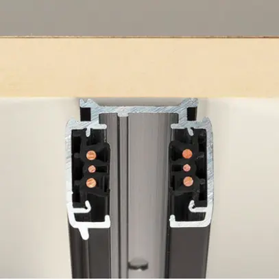 Binario conduttore AP SLV S-TRACK DALI 3-fasi, 2m, nero 