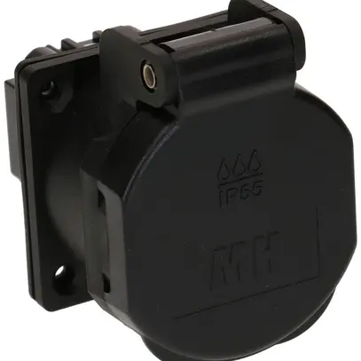 Prise INC MH BUILD 1×type 13 10A 230V 50×61.5×66.7mm IP55 noir 