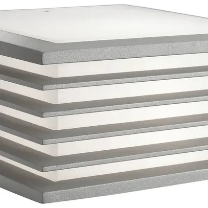 Applique Philips Shades E27 1×42W IP44 grigio 