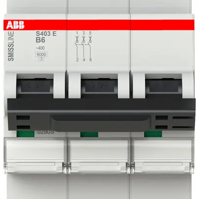 Disjoncteur SMISSLINE TP S 3×6A B 6kA 