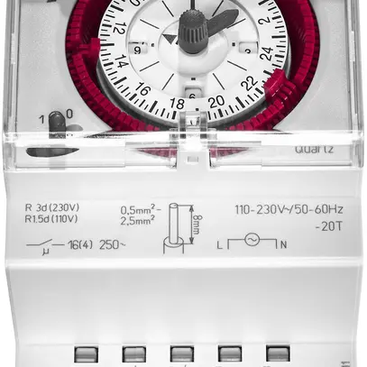 Timer AMD talento 211 1-0-Timer piombabile con morsetto a innesto 