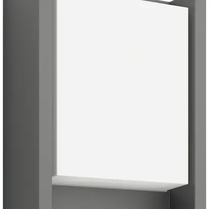 LED-Wandleuchte Arbour 6W 2700K 75×221×166mm IP44 anthrazit 