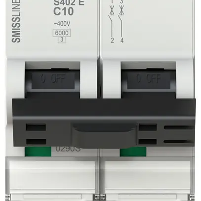 Disjoncteur SMISSLINE TP S 2×10A C 6kA 