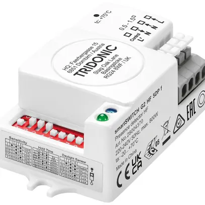 Détecteur de mouvement INC Tridonic smartSWITCH 36.5×23×70mm 