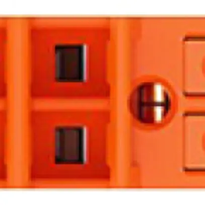Morsetto di passaggio WAGO Contact TOPJOB S 1×6/6×1.5mm² Ex e II arancione 