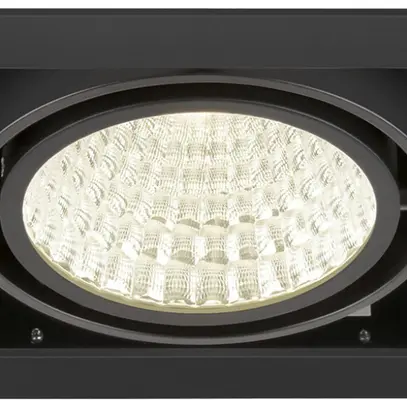 Downlight LED SLV KADUX 27W 3350lm 940 30° DALI 195×195mm nero 