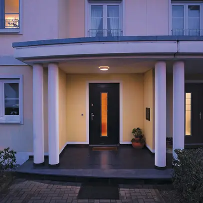 Plafoniera SLV BULAN, E14 60W vetro satinato tonda IP44 bianco 