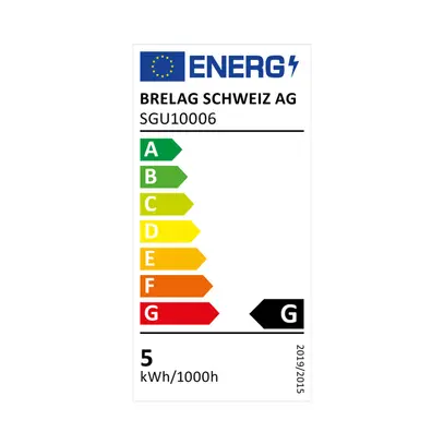 LED bianco & colori GU10 4,8W KnockautX, da BRELAG 