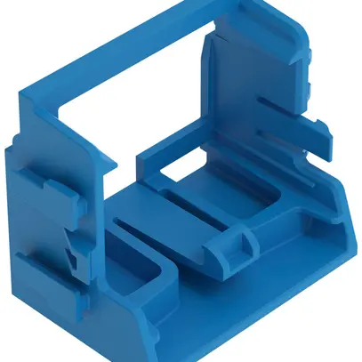 Adaptateur de fixation WAGO s.décharge de traction p.10×4mm² pied p.montage bl 