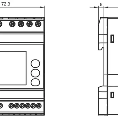 Apparecchio di misura Siemens SENTRON 3L M-Bus L-L 400V, L-N 230V, 5A 