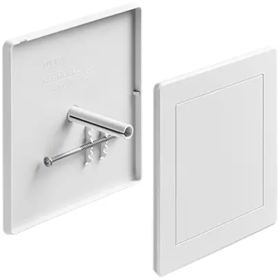 Steckdeckel HSB Weibel 130×130mm Design EDIZIO.liv Kunststoff weiss 